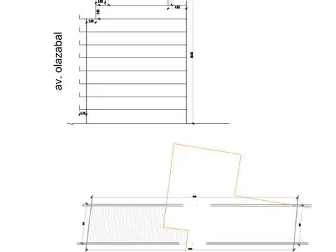 Terreno en Venta 44  mts Fondo