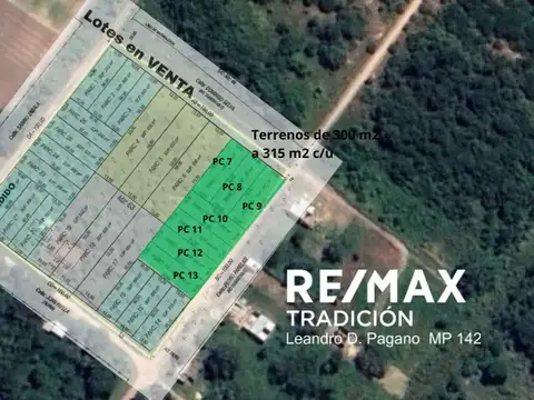 VENTA TERRENOS MARGARITA BELEN