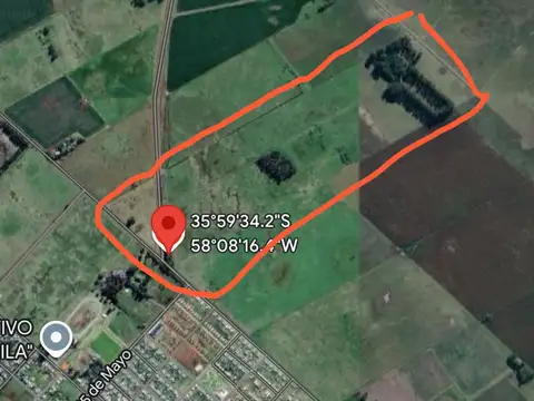 Campo de 46 has en  Pila