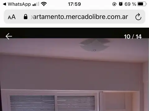 Departamento Monoambiente con 1 baño