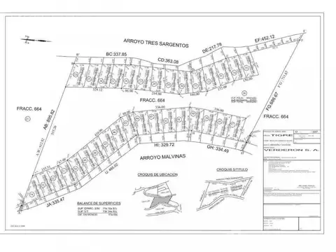 Arroyo Malvinas y Tres Sargentos, Dos Ríos, Delta Tigre