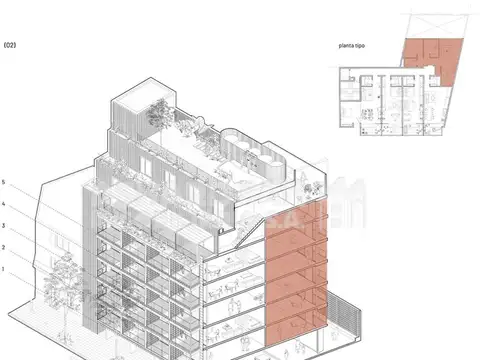 Departamento en Venta de 3 ambientes