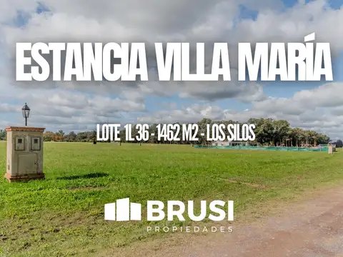 Lote en Venta en Estancia Villa María | Los Silos | 1462 m²