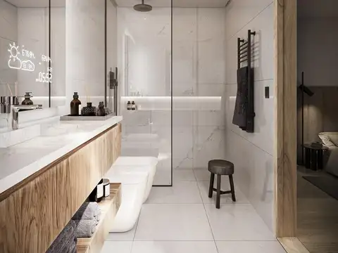 Departamento Monoambiente con 1 baño