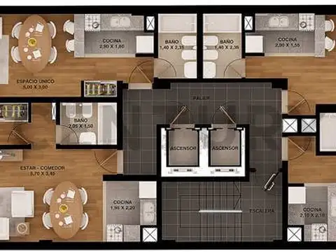 Monoambiente al frente - zona Abasto