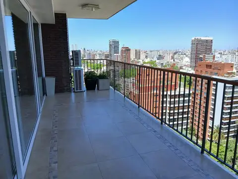 Departamento alquiler 3 dormit piso alto en Belgrano con 2 cocheras