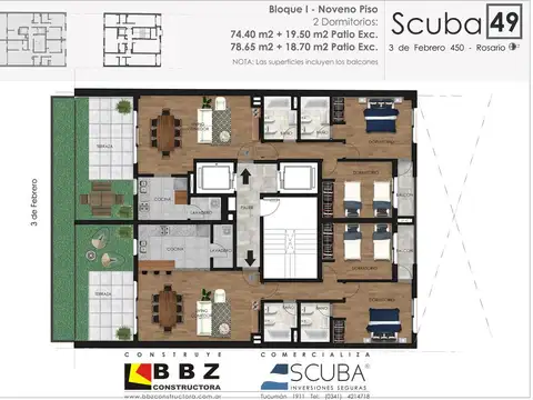 Departamento en Venta en Martin, USD 1