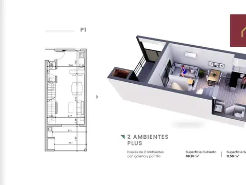 Departamento en Alquiler A Estrenar
