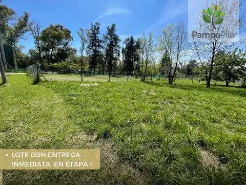 LOTE EN VENTA BARRIO PAMPA PILAR