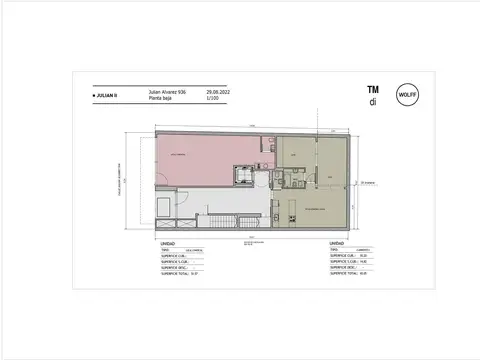 Venta Departamento 2 Ambientes a Estrenar con Patio en Villa Crespo - Octubre 2026