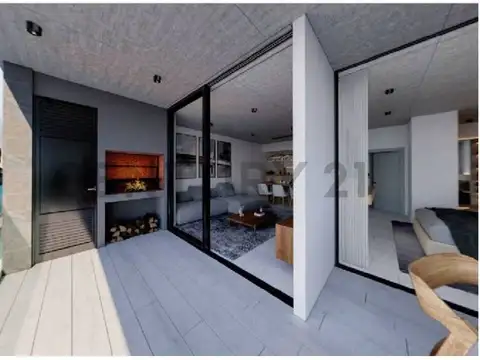 Departamento 2 ambientes con 1 baño