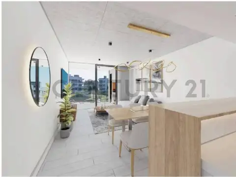 Departamento 2 ambientes con jardin y cochera en venta en Lagoon Pilar