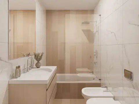 Departamento 3 ambientes con 2 baños