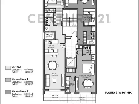 Departamento en Venta en Echesortu, USD 89.000