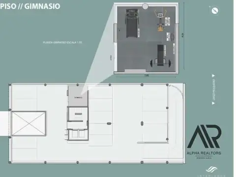 Departamento 5 ambientes con 1 baño