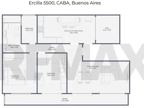 PH 3 AMBIENTES Y MEDIO 103M2, GRAN BALCON Y PATIO