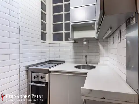 Monoambiente en Recoleta con conexión para lavarropas