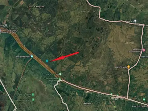 Rio / Arroyo Paraná de Las Palmas y Canal Zorrilla 100