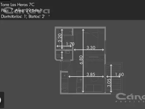 Departamento en Venta de Monoambiente