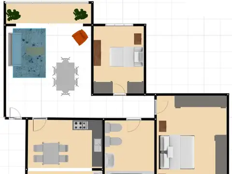 BARRIO KENNEDY 3 AMB - BALCON - ESTACIONAMIENTO - VIGILANCIA