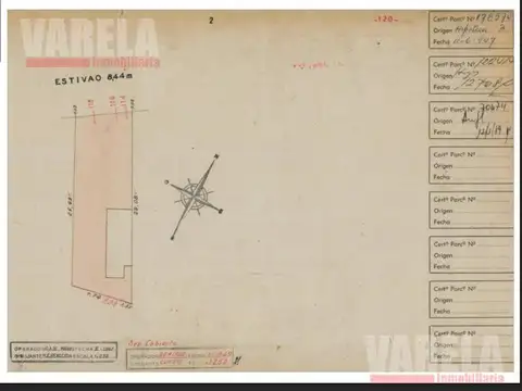 Terreno en Venta 26  mts Fondo
