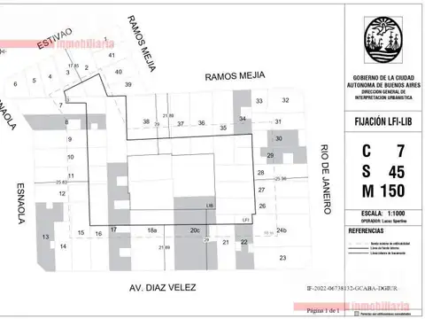 Terreno en Venta 8  mts Frente