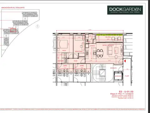 Departamento en Venta de 2 dormitorios