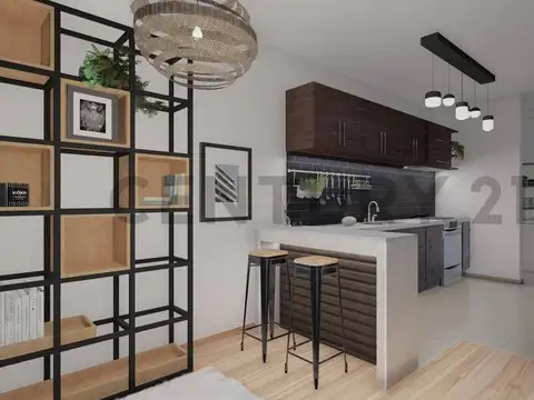 Venta departamento dos dormitorios con balcón en Barrio Martin Rosario