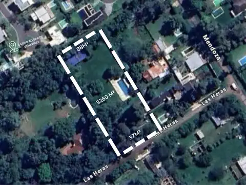 LOTE EN VENTA DE 3260M2 - APTO DESARROLLO - BENAVIDEZ