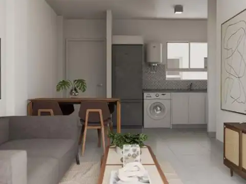 DEPARTAMENTO DOS AMBIENTES -CONTRAFRENTE - EN POZO-MORON