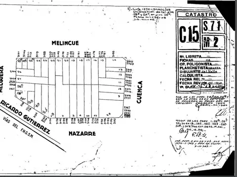 Terreno en Venta en Villa del Parque, USD 330.000