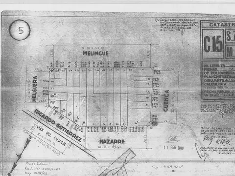 Ricardo Gutierrez al 3100 entre Nazarre y Helguera