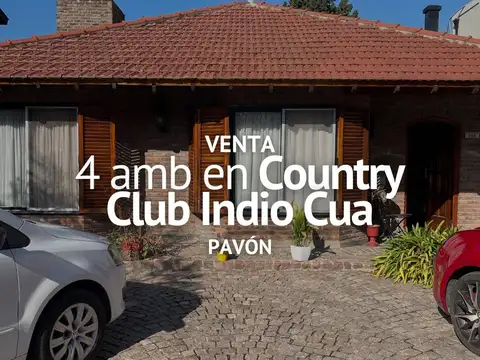 CASA 4 AMBIENTES EN VENTA, COUNTRY CLUB INDIO CUA, PAVON, EXALTACION DE LA CRUZ