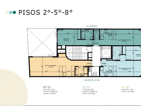Departamento en venta Monoambiente Aguilar Point