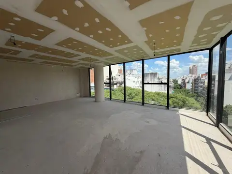 Oficina premium a estrenar – 115 m², piso 8 – Esquina Pedro Goyena y Hortiguera