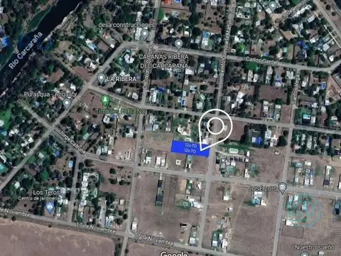 Terreno en Venta 12  mts Frente