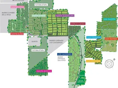 Lote interno barrio Santa Emilia - pilar del este