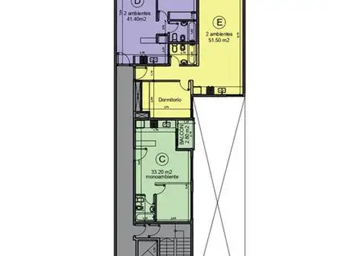 Departamento en Venta de Monoambiente