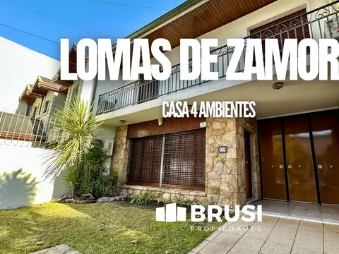 CASA EN VENTA EN LOMAS DE ZAMORA - 4 AMBIENTES - 2 PLANTAS