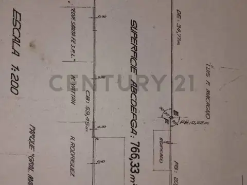 Venta de Lote en Barrio SUR, Santa Fe.