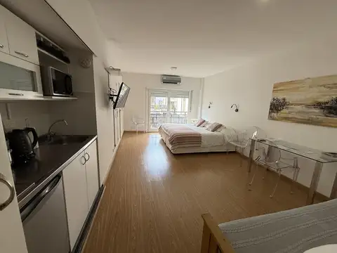 Monoambiente totalmente equipado en el corazón de recoleta