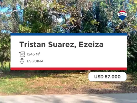 LOTE EN VENTA EN TRISTAN SUAREZ EZEIZA