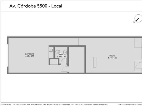 Av córdoba al 5500 , Piso 0