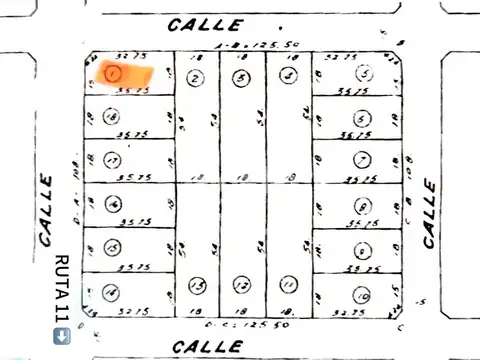 Terreno / Lote en venta de 639m2 ubicado en Los Naranjos