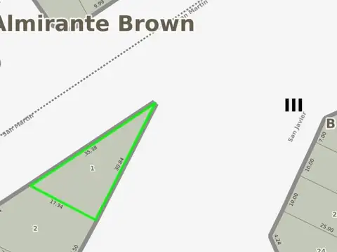 Terreno en Venta de 267,0 m2