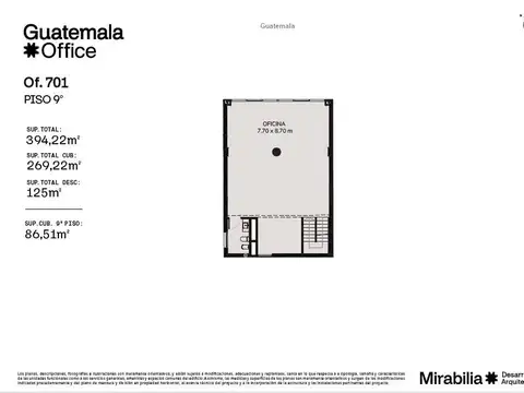 Oficina en Venta al Este