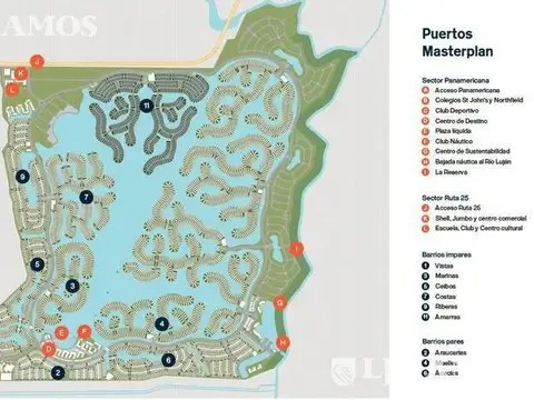 Terreno en Venta en Puertos - Barrio Costas, USD 159.000