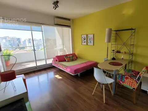 Departamento Monoambiente con balcón en Barracas en Alquiler temporario