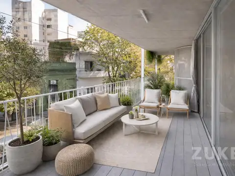 Departamento 3 ambientes con 2 baños