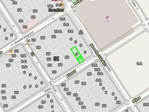 Terreno en Venta en Garin, USD 145.000